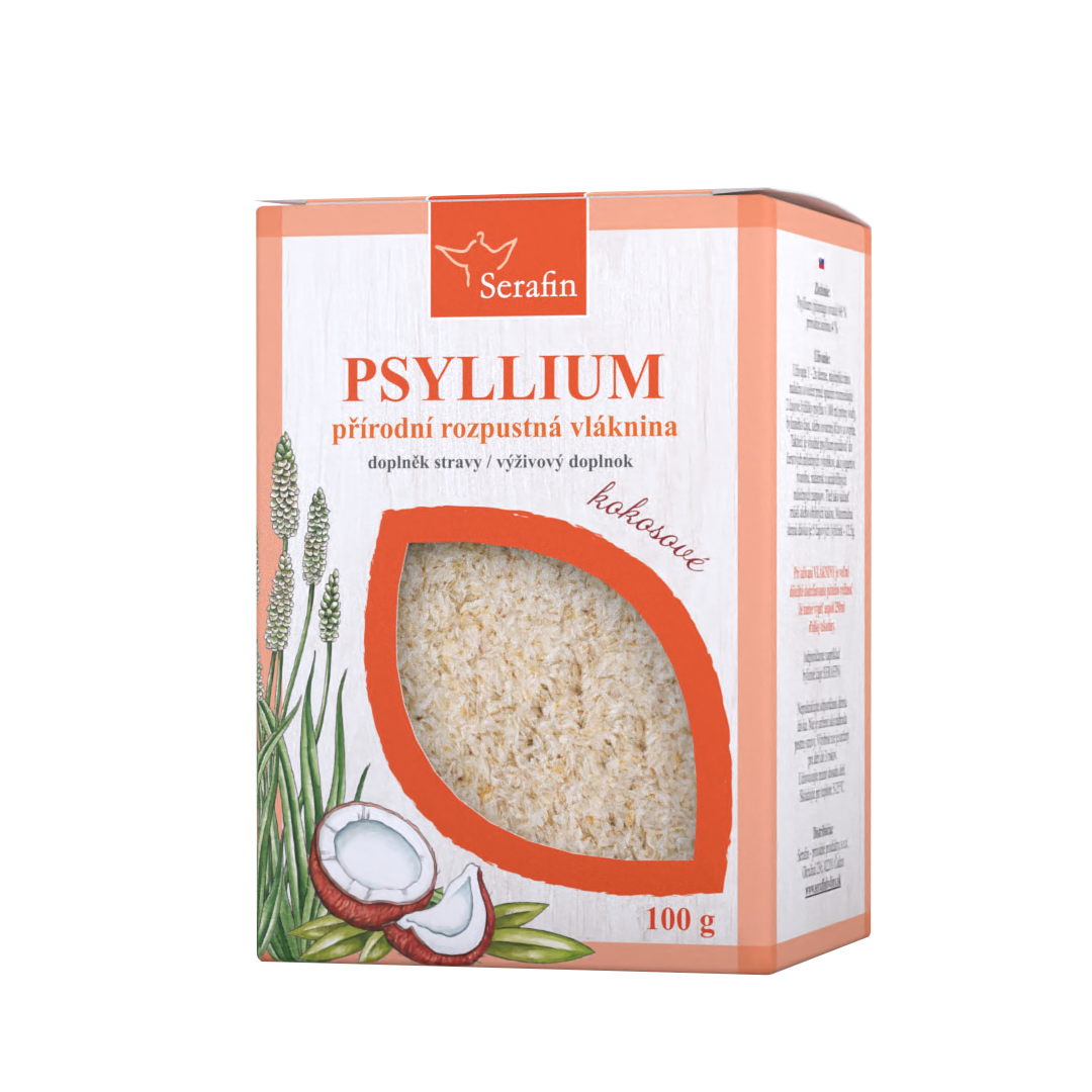 Psyllium s přírodním aromatem – kokos | Serafin byliny
