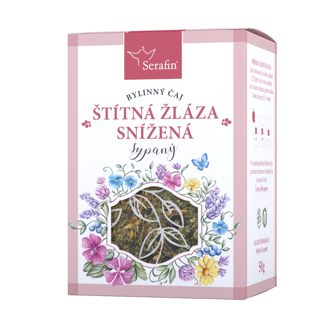 Štítná žláza snížená – sypaný čaj | Serafin byliny